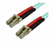 Startech 7m OM3 LC to LC Multimode Duplex Fiber Optic Patch Cable - Aqua - 50/125 - LSZH Fiber Optic Cable - 10Gb (A50FBLCLC7) - Patch kabel - multirežim LC (M) do multirežim LC (M) - 7 m - 7 m - opti