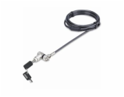 StarTech.com Universal Laptop Lock 6.6ft (2m), Security Cable For Notebook Compatible With Noble WedgeŽ/Nano/K-Slot; Keyed Locking Cable - Anti-Theft Cut-Resistant Steel Cable (UNIVK-LAPTOP-LOCK) - Be