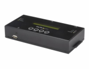 StarTech 1:1 Hard Drive Duplicator and Eraser for 2.5"/ 3.5" SATA (I/II/III) & SAS (I/II) HDD SSD - LCD & RS-232 - Cloner & Wiper (SATSASDUPE11) - Duplicátor pevných disků / SSD - 1 zásuvky (SATA-600 
