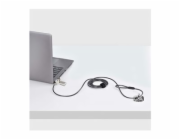 StarTech.com 10-Pack Dual-Access Laptop Lock, 6.5ft (2m) Keyed Alike and Combination Security Cable Lock for K-Slot Devices, Computer Anti-Theft Steel Cable - Bezpečnostní kabelový zámek - černá a stř