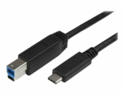 StarTech.com USB C to USB B Printer Cable - 6 ft / 2m - USB C Printer Cable - USB C to USB B Cable - USB Type C to Type B (USB315CB2M) - Kabel USB - USB-C (M) do USB Type B (M) - USB 3.1 Gen1 - 2 m - 