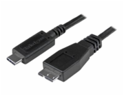 StarTech USB C to Micro USB Cable - 3 ft / 1m - USB 3.1 - 10Gbps - Micro USB Cord - USB Type C to Micro USB Cable (USB31CUB1M) - USB kabel - USB-C (M) do Micro-USB typu B (M) - USB 3.1 - 1 m - černá -