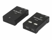 StarTech.com 4-Port USB 2.0 Extender - 165ft (50m) USB Over Cat5/Cat6 Extender - Compact USB 2.0 Over Ethernet Extender (USB2004EXTV) - Rozšiřovací zařízení USB - USB 2.0 - přes CAT 5/6 - 4 porty - až
