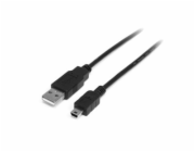 StarTech.com 1m Mini USB 2.0 Cable A to Mini B M/M - Kabel USB - USB (M) do mini-USB typ B (M) - USB 2.0 - 1 m - černá