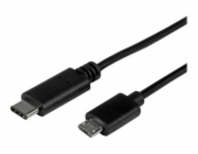 StarTech USB C to Micro USB Cable - 0.5m - M/M - Thunderbolt 3 Compatible - Micro USB Cord -USB Type C to Micro USB Cable (USB2CUB50CM) - USB kabel - USB-C (M) do Micro USB typ B (M) - USB 2.0 - 50 cm