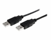 StarTech 1m USB 2.0 A to A Cable - M/M - 1m USB 2.0 aa Cable - USB a male to a male Cable (USB2AA1M) - Kabel USB - USB (M) do USB (M) - USB 2.0 - 1 m - černá - pro P/N: ST4200MINI2, SV231HDMIUA