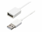 StarTech 1m White USB 2.0 Extension Cable Cord - A to A -...