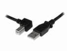 StarTech.com 2m USB 2.0 A to Left Angle B Cable Cord - 2 ...