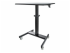 StarTech.com Mobile Standing Desk, Portable Sit Stand Erg...