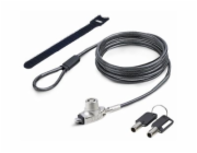 StarTech.com Slim Lock Noble Wedge Slot Compatible, 6.6ft Locking Cable - Bezpečnostní kabelový zámek - protivandalové - 2 m - kompatibilní s TAA