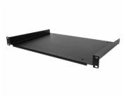 StarTech.com 1U Fixed Server Rack Mount Shelf, 12in Deep Steel Universal Cantilever Tray for 19" AV/Data/Network Equipment Rack with Cage Nuts & Screws, 55lbs Weight Capacity, 12" Deep - 1U Network Ra