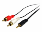Startech 3 ft Stereo Audio Cable - 3.5mm Male to 2x RCA M...