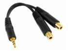 Startech 6 in. 3.5mm Audio Splitter Cable - Stereo Splitt...