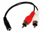 Startech 6in RCA to 3.5mm Female Cable - Audio to RCA Cab...