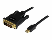 StarTech.com 6ft Mini DisplayPort to DVI Cable - M/M - mDP Cable for Your DVI Monitor / TV - Windows & Mac Compatible (MDP2DVIMM6B) - Kabel DisplayPort - Mini DisplayPort (M) do DVI-D (M) - 1.82 m - č