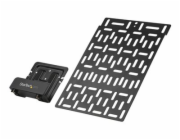 StarTech.com Universal TV Accessory Mount, Adjustable TV & Wall Mount Bracket, Media Players/Router/Modem/AV Switches & Extenders/Apple TV, Hidden Cable Box Mount Behind TV, 11lb (5kg) - Adjustable Cr