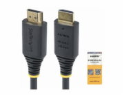 StarTech.com 4m (13ft) Premium Certified High Speed HDMI Cable, 4K60Hz - Prémiově vysoká rychlost - kabel HDMI s ethernetem - HDMI s piny (male) do HDMI s piny (male) - 4 m - černá - pasivní, podpora 