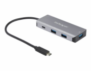 StarTech.com 4 Port USB C Hub w/ 3x USB A & 1x USB C, SuperSpeed 10Gbps USB Type-C, USB 3.1/3.2 Gen 2 Hub, USB Bus Powered, Compact USB-C to USB Adapter Hub, Portable/Laptop Hub, Aluminum - Windows/ma