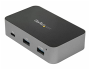 Startech 3 Port USB C 3.1 Gen 2 Hub with Ethernet Adapter, 10Gbps USB Type C to 2x USB-A & 1x USB-C Ports, USB Hub w/ BC 1.2 Phone Fast Charging, Superspeed 10Gbps USB C Hub with GbE - Windows/macOS/L