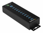 StarTech.com 10 Port USB Hub with Power Adapter, Surge Pr...