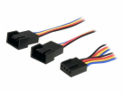 StarTech.com 12in 4 Pin Fan Power Splitter Cable - F/M - ...