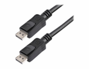 StarTech.com 7m DisplayPort Cable with Latches M/M - Kabel DisplayPort - DisplayPort (M) do DisplayPort (M) - 7 m - opatřený západkou - černá