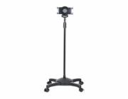 StarTech.com Mobile Tablet Stand w/ Lockable Wheels, Height Adjustable Cart, Universal Rolling Floor Stand for Tablets from 7-11in, Portable Tablet Stand w/ Detachable Tablet Holder, TAA - Ergonomic T