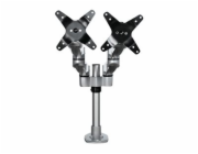StarTech.com Desk Mount Dual Monitor Arm, Premium Articulating Monitor Arm, up to 27" VESA Mount Displays, Height Adjustable Monitor Mount, Rotating/Swivel/Tilt, Desk Clamp/Grommet, Silver - Easy & Qu