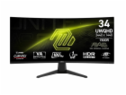 MSI MAG/346CQ/34"/VA/wQHD/180Hz/1ms/Černá/3R