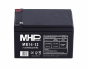 Baterie MHPower MS14-12 VRLA AGM 12V/14Ah, Faston F2
