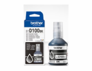 BROTHER INK BT-D100BK black pro T23x, T43x, T53x, T73x, T93x cca 7500 stránek - INKTANK