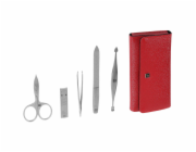 Zwilling TWINOX Asian Competence Neat s leather case, red, 5 pc.