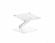 Alogic Elite Aluminum Laptop Stand Wireless Charger White