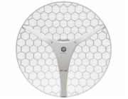 MikroTik LHG 5 XL ax, outdoor klient, anténa 27 dBi, 7°, GbE, 802.11a/n/ac/ax, L3 (5GHz)