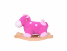 Houpací hrošík Nele růžový s miminkem