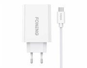 Rychlonabíječka Foneng 1x kabel USB EU43 10.5W+ USB typu C
