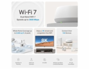 WiFi router TP-Link Deco BE22(2-pack) BE3600, WiFi 7, 2x GLAN, USB, 2,4/5GHz