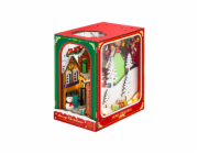 2Kids Toys 3D skládačka Zarážka na knihy Miniatura domečku Bílé Vánoce