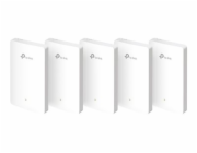 WiFi router TP-Link EAP615-Wall(5-pack) AP, 3x GLAN, 2,4 a 5 GHz, AX1800, Omáda SDN