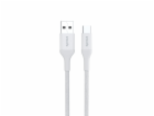 Epico Braided Cable 1,2m USB-C to USB-A - bílá