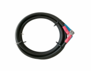 Solarmi Propojovací kabely baterie a měniče napětí 25mm2 / 100A, 2x očko M8 - pár