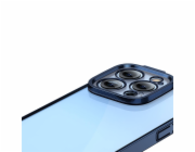 Sada průhledného pouzdra Baseus Glitter a tvrzeného skla pro iPhone 14 Pro (modrá)