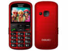 EVOLVEO EasyPhone XS, mobilní telefon pro seniory, červená