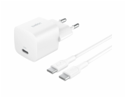Belkin BOOST CHARGE™ 25W USB-C Power Delivery PPS nástěnná nabíječka + 1m USB-C na USB-C kabel, bílá