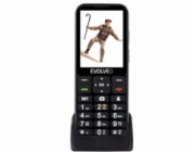 EVOLVEO EasyPhone LT, mobilní telefon pro seniory s nabíjecím stojánkem, černá (Komplet)