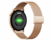 WG - Chytré hodinky WG AirFlex 2 Elegance, dámské, 2x řemínek, zlatá