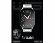 WG - Chytré hodinky WG AirFlexOne, pánské, 2x řemínek, stříbrná