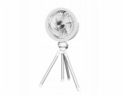 Platinet DOBÍJECÍ STOLNÍ VENTILÁTOR 2X1200MAH LED STATIV [46055]