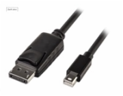 PremiumCord Mini DisplayPort - DisplayPort V1.2 přípojný kabel M/M 3m