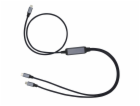 Kabel C-TECH USB Type-C PD 100W power splitter, 0,7m + 2x...